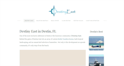Desktop Screenshot of destiny-east.com