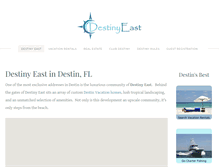 Tablet Screenshot of destiny-east.com